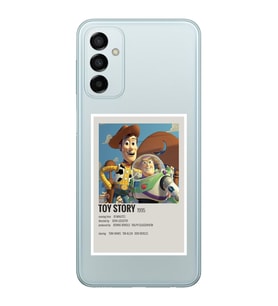 Samsung Galaxy M23 Uyumlu Toy Story Minimalist Poster Desenli Şeffaf Telefon Kılıfı