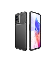Oppo A55 4G Uyumlu Kılıf Zore Negro Silikon Kapak (Siyah)