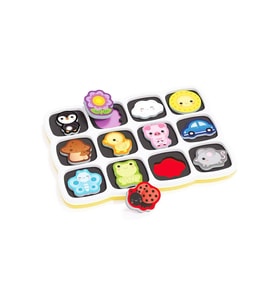 Quercetti Smart Puzzle 13 Parça ile Eğlence ve Gelişim Bir Arada! (Beyaz)