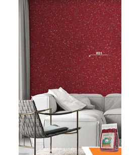 Ventrawall  Canlı Sıva  Isı Ve Ses Yalıtımlı Sıva  %100 Pamuk  Kırmızı  R01-1,5 Kg  5m²