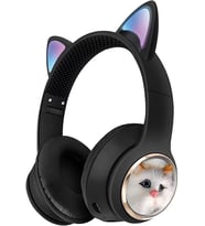 Wireless 5.3 Stereo Kedili Kulak Üstü Bluetooth Kulaklık Siyah BLT-45