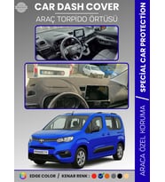 TOYOTA PROACE CITY (2019-2024) Torpido Örtüsü Panel Halısı Torpido Koruma Tam Uyum UV Koruma Kaymaz