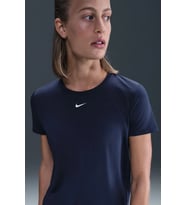 Nike One Classic Training Dri-Fit T-shirt Kadın Antrenman Tişört Lacivert