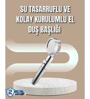 360° Ayarlanabilir Çok Fonksiyonlu Duş Başlığı