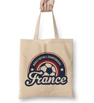 French Football France Sunrise World Football Championship 2018 Bez Çanta Uzun Saplı