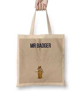 Fantastic Mr Fox-MR BADGER Bez Çanta Uzun Saplı