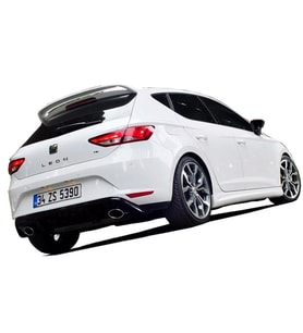 Seat Leon MK3 - 5F (2013-2016) Style Arka Tampon Eki - Difüzör (Plastik)