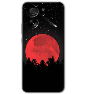 Xiaomi Mi 13T Pro Kılıf HD Desen Baskılı Arka Kapak - Kanlı Ay