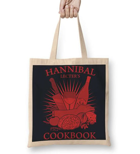 Hannibal Lecter's Cookbook Bez Çanta Uzun Saplı