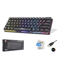 HADRON G509B Mekanik Gaming Mini Klavye Blue Switch RGB - Siyah