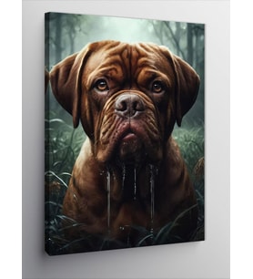 Kanvas Tablo Kahverengi Yavru Köpek