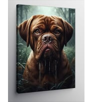 Kanvas Tablo Kahverengi Yavru Köpek