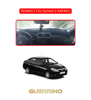 RENAULT Clio Symbol 2 KAPAKLITORPİDO KORUMA HALISI KIRMIZI KENAR