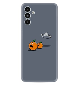 Samsung A23 A31 A32 A50 A51 A52 A53 A70 Kılıf Desenli Silikon Orange Escape 1374
