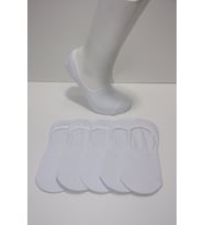 Erkek Beyaz Pamuklu Basic Babet Çorap 5'li