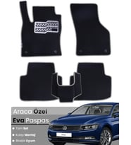 Volkswagen Passat B8 (2015-2019) Uyumlu EVA Paspas Tam Set–Araca Özel,Su Geçirmez,Hızlı Montaj