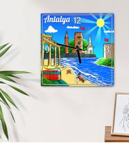 Antalya Tasarımlı Duvar Saati