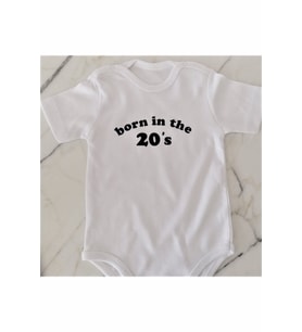 Born In The 20's Beyaz Zıbın