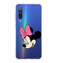 Xiaomi Mi 9 Se Uyumlu Kapak Minnie Mouse Tasarımlı Şeffaf Silikon Kılıf