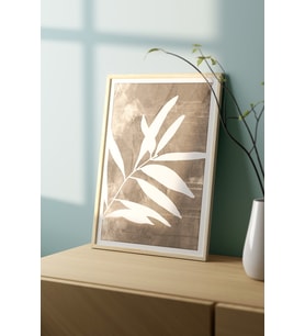 Çerçeveli  Poster Ahşap Çerçeve Tekli Tablo Çerçeveler Dekorasyon Ev Dekoru Özc-445 Ahşap 35X45