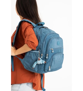 Ultra Hafif Orta Boy Sırt Çantası Unisex Mavi (Model: 571-3C)