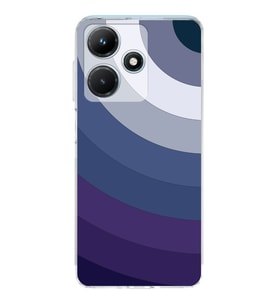 PrintiFy İnfinix Hot 30i Uyumlu Kamera Korumalı Renk Cümbüşü E Tasarımlı Şeffaf Silikon Kılıf