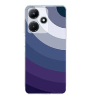 PrintiFy İnfinix Hot 30i Uyumlu Kamera Korumalı Renk Cümbüşü E Tasarımlı Şeffaf Silikon Kılıf