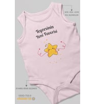Teyzesinin Yeni Favorisi Sıfır Kollu Bebek Zıbını %100 Pamuk