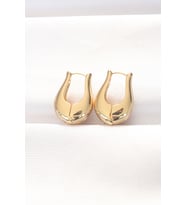 Pirinç Gold Renk Bombeli Küpe TJ-BKP8878