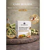 Kuyruk Yağı & Alabalık Yağı & Bamya Tohumlu Masaj Kremi 210 Ml