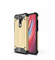 Redmi Note 8 Pro Kılıf Crash Zırh Silikon Kılıf (Gold)