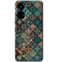 Tecno Camon 19 Pro Kılıf HD Desen Baskılı Kılıf - Mandala Desen