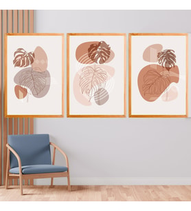 Modern Ahşap Çerçeve Tablo 005