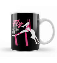 Fly With Me Aerial Silk Aerialist Circus Acrobat Acrobatics Kupa Bardak Porselen