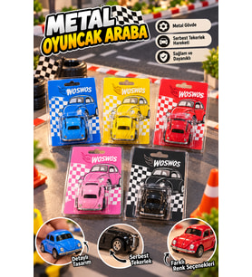 Metal Oyuncak Vosvos Araba