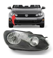 Vw Golf 6 Sağ Far Sinyalli H7-H1 2009-2012 5K1941006J-3