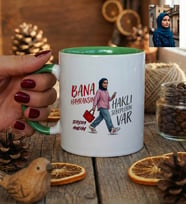 Kişiye Özel Karikatürlü Bana Hayransın Kupa Bardak Doğum Günü Hediyesi
