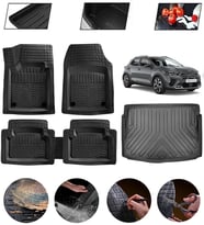 Kia Stonic 2018-2021 Uyumlu Paspas Araca Özel Bagaj Havuzu MBS Siyah