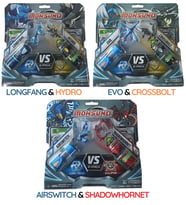 MONSUNO Lisanslı VS 2’li Fusion Figür 3'Lü Set – Longfang & Hydro / Evo & Crossbolt / Airswitch & Shadowhornet