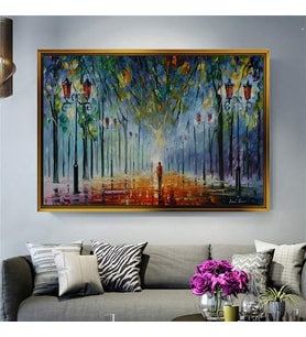 Altın Çerçeveli dekoratif tablo a936 (Gold)
