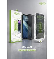 epro iPhone 11 Uyumlu Magic Box 5D Tam Kaplama Hayalet (Gizlilik) Ekran Koruyucu
