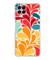 PrintiFy Samsung Galaxy M33 Uyumlu Retro Color 5 Baskılı Şeffaf Köşe Korumalı Antişok Kılıf