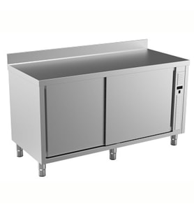 Electrolux Professional Sıcaklık Dolabı, 1 Ara Raf Ve 2 Kayar Kapılı, Fanlı Isıtma, Sırtlı - 1600 Mm MTC1610PN