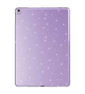 iPad 10.2 (8.Nesil) Tablet Koton Işıltılı Parlak Görünümlü Kılıf (Lila)