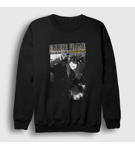 Presmono Unisex Siyah Mimori Touka Anime Failure Frame Sweatshirt 454821tt