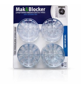 Blocker Çamaşır Makinesi Vibrasyon ve Ses İzole Takozu