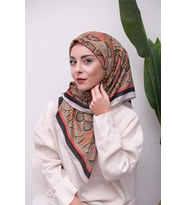 Renkli Karma Desen Dijital Soft Eşarp