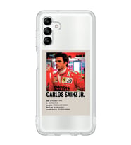 Samsung Galaxy A04S Uyumlu Carlos Sainz Desenli Şeffaf Telefon Kılıfı