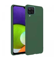 Samsung Galaxy A22 4G İnce Mat Silikon Kılıf Haki