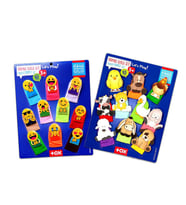 2 Set - 20 Parça Tox Emojiler ve Evcil Hayvanlar Parmak Kukla T106 T771